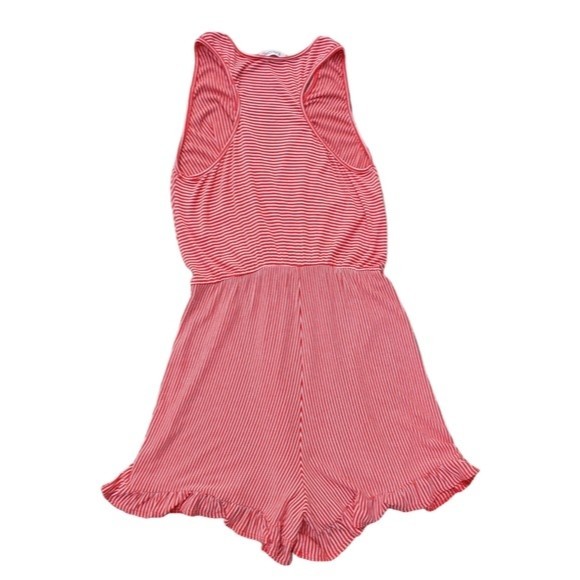 Rolla Coaster Red Striped Romper - Picture 4 of 10